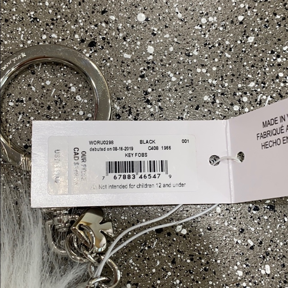 Kate Spade Penguin Poof Keychain - Picture 5 of 5